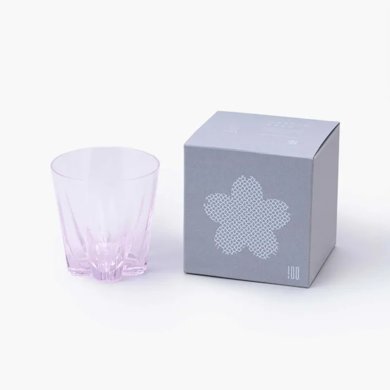Trinkglas Sakurasaku Rock – Klar Rosa · 260 ml · 8,7 cm | 100percent