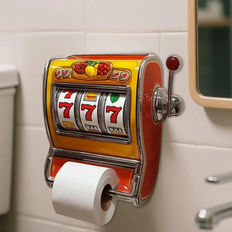 Slot Machine Toilet Roll Holder - Image 0