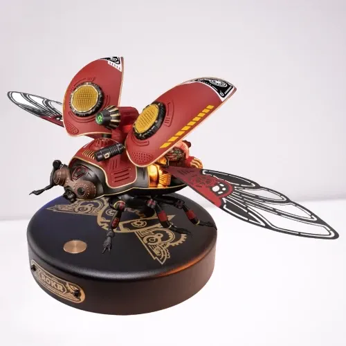 3D Mechanical Beetle Bug DIY Puzzle Toy - Image 0