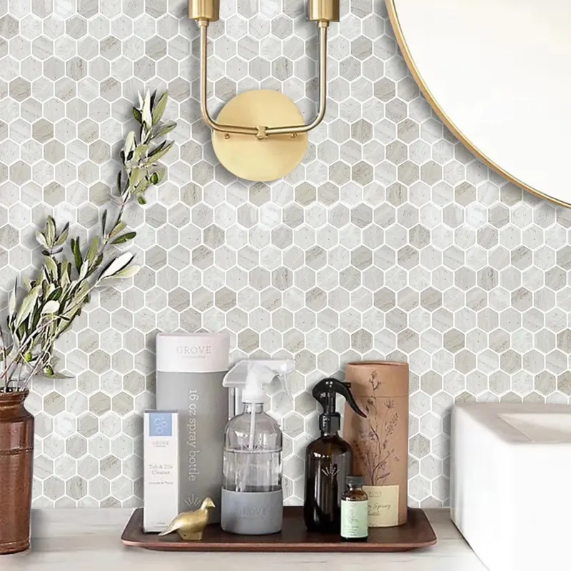 3D Self-Adhesive Hexagonal Wall Stickers - Image 0