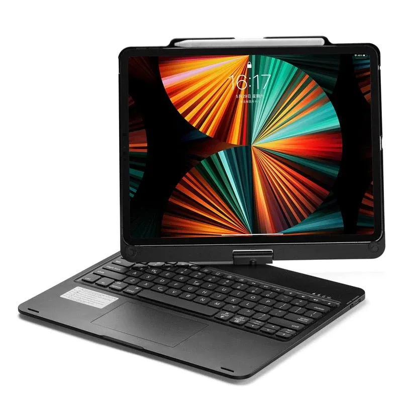 Wireless Backlit Keyboard iPad Holder Case - Image 0