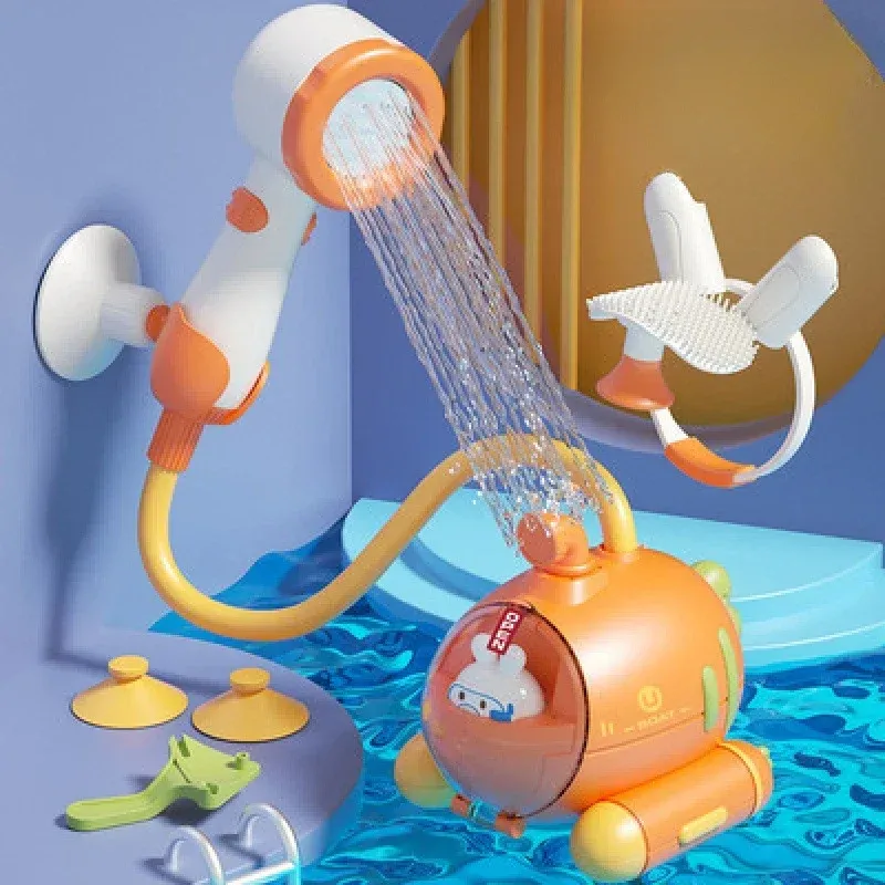 Mini Submarine Baby Bathing Shower Head Set - Image 0
