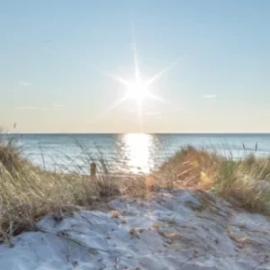 Spritzschutz-Traumstrand an der Ostküste
