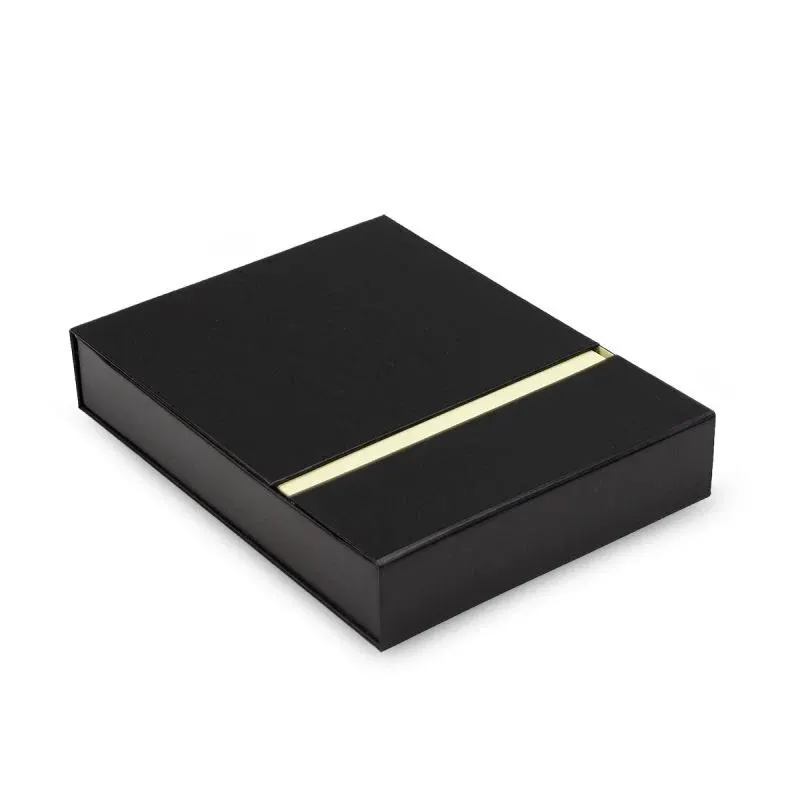 Magnetboxen mit Einlage 19x24,5x4,5 cm Schwarz (40 Stück) [FP-VPD427]