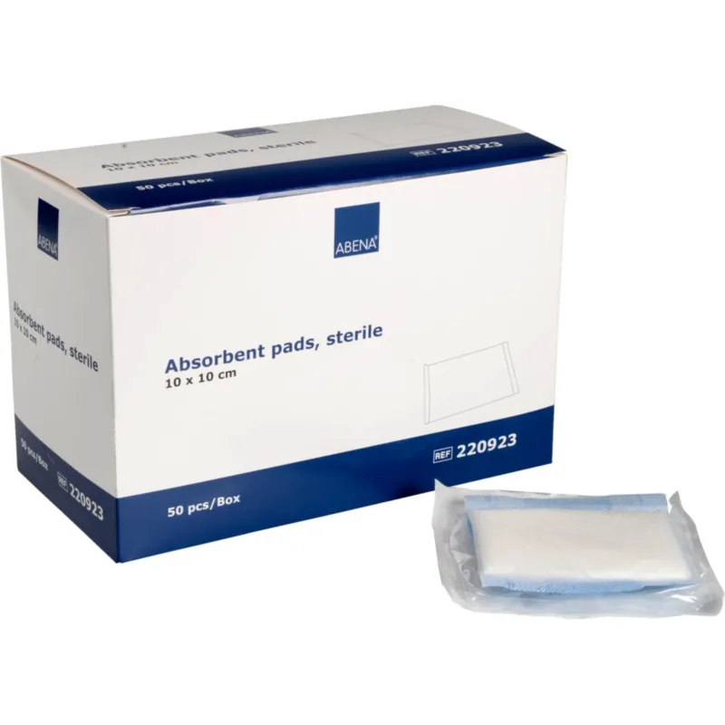 ABENA® Saugkompresse, steril, weiß 1 Packung (50 Stück)