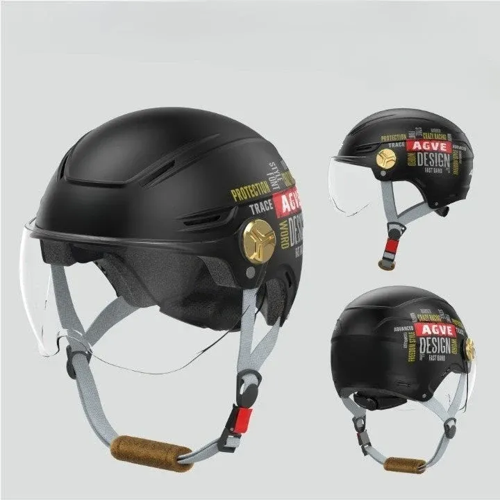 Retro Rider Heavy-Duty Motorcycle Helmet - Image 0