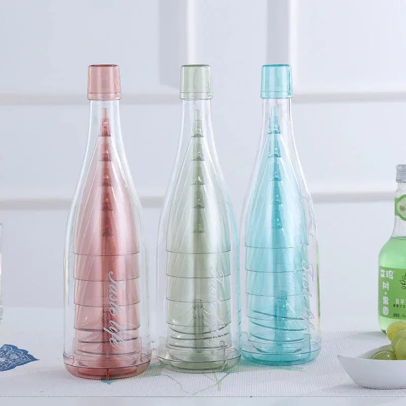 Creative Detachable Drink Glasses with Bottle - Image 0