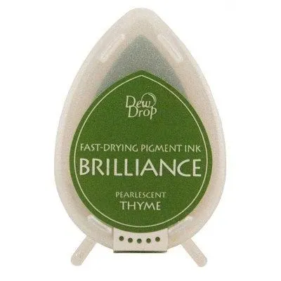 Ink Pads Brilliance Dew drops Pearlescent Thyme (1 pc)