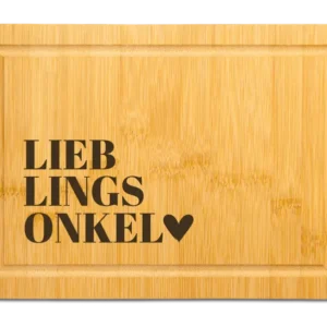 Bild: Bambus Schneidebrett - Lieblingsonkel.