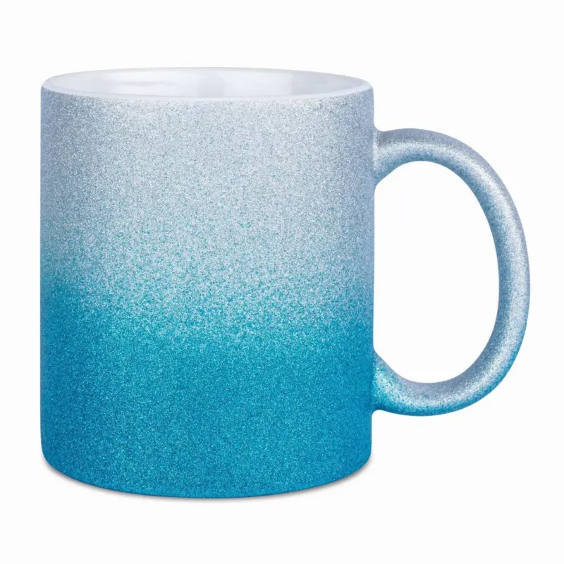 Bild: Glitzertasse - mit Farbverlauf.