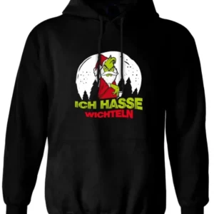 Bild: Hoodie - Weihnachtsmuffel - Ich hasse Wichteln.
