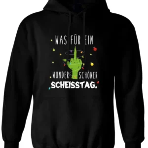 Bild: Hoodie - Weihnachtsmuffel - Was für ein wunderschöner Scheisstag. (Mittelfinger).