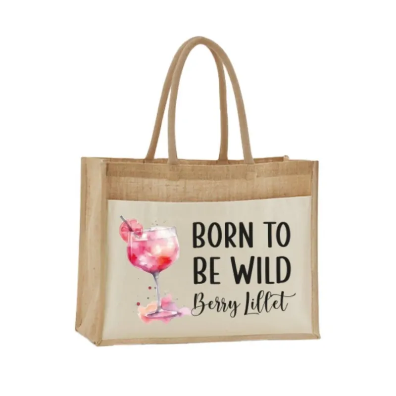 Bild: Jutetasche - Born to be Wildberry Lillet.