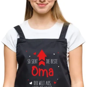 Bild: Kochschürze - So sieht die beste Oma der Welt aus, wenn sie kocht..