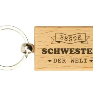 Bild: Schlüsselanhänger - Beste Schwester der Welt.