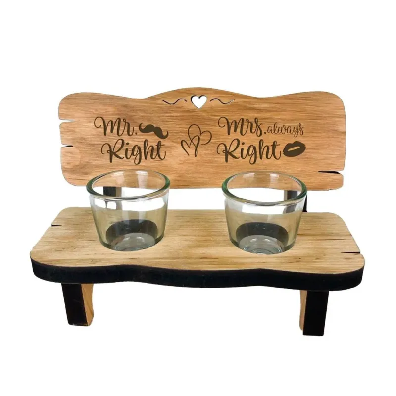 Bild: Schnapsbank - Mr. Right & Mrs. always Right.