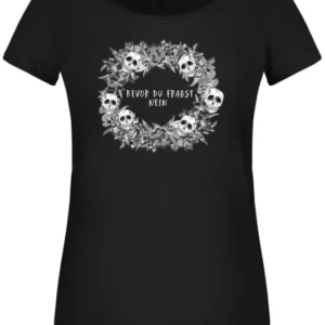 Bild: T-Shirt Damen - Bevor du fragst NEIN - Skull Statement.