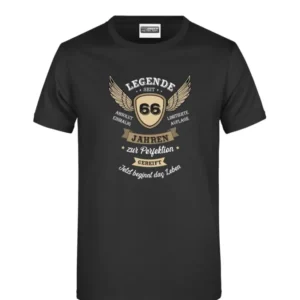 Bild: T-Shirt - Legende seit 66 Jahren zur Perfektion gereift. Jetzt beginnt das Leben.