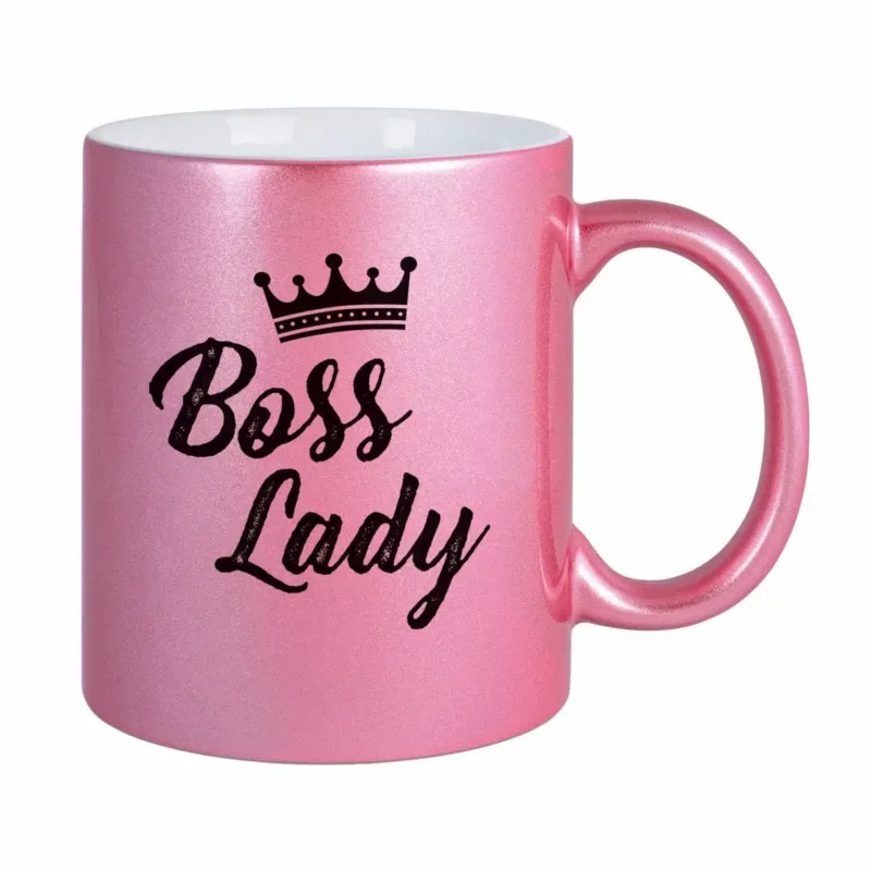 Bild: Tasse - Boss Lady - Metallictasse.