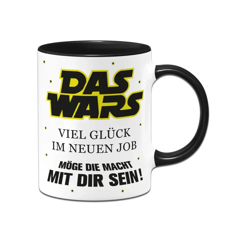 Bild: Tasse - DAS WARS Viel Glück im neuen Job.