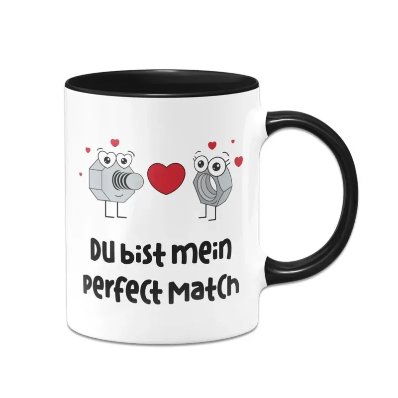 Bild: Tasse - Du bist mein Perfect Match.
