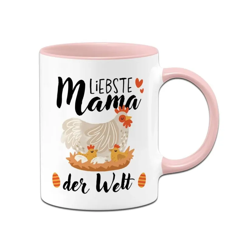 Bild: Tasse - Liebste Mama der Welt (Hühner).