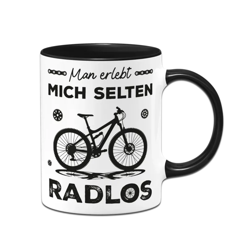 Bild: Tasse - Man erlebt mich selten Radlos.