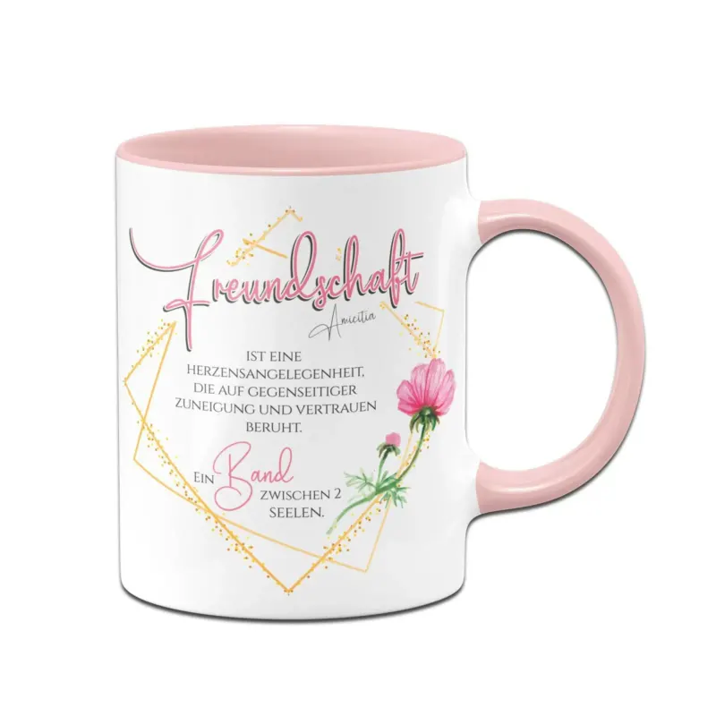 Bild: Tasse - Freundschaft ein Band zwischen 2 Seelen.