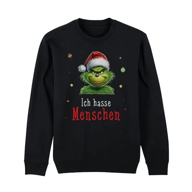 Bild: Weihnachtspullover - Weihnachtsmuffel - Ich hasse Menschen (CS).