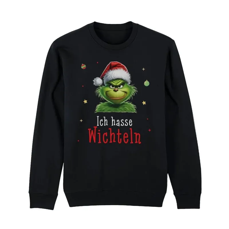 Bild: Weihnachtspullover - Weihnachtsmuffel - Ich hasse Wichteln (CS).