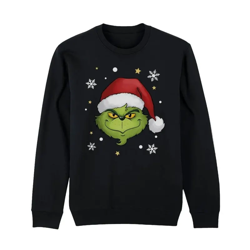 Bild: Weihnachtspullover - Grinch (LH).