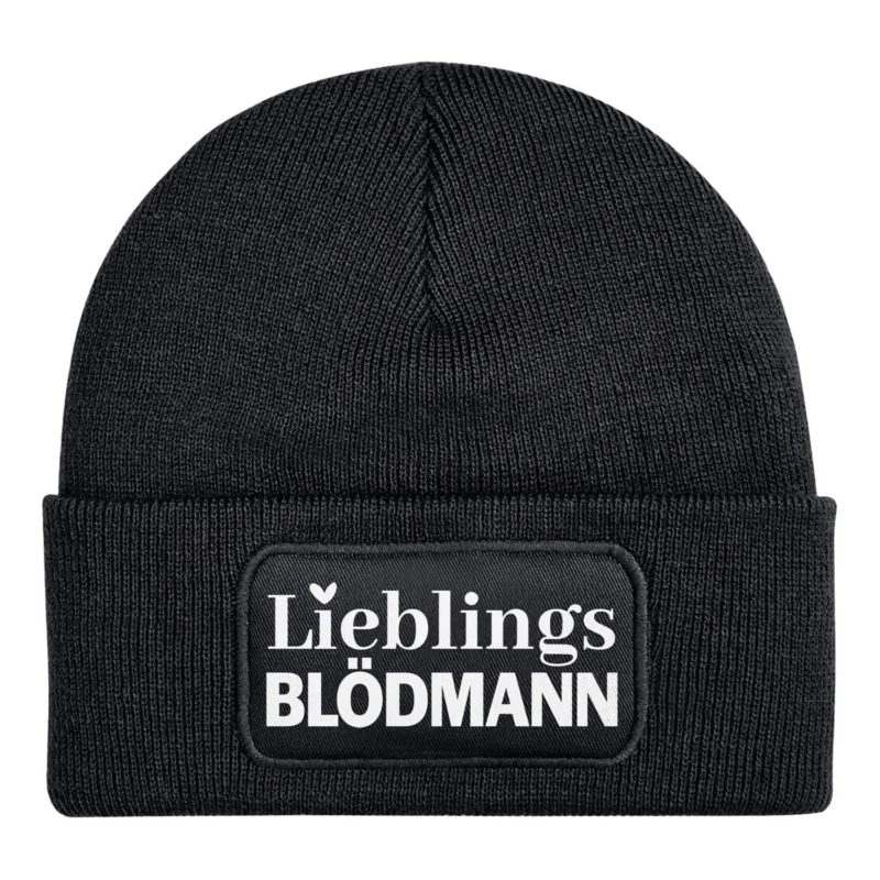 Bild: Beanie Mütze - Lieblings-Blödmann.