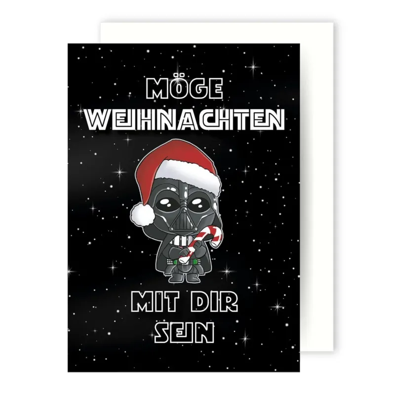 Bild: Weihnachtskarte - Möge Weihnachten mit Dir sein (Sci-Fi).