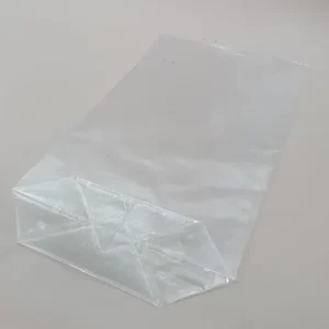 Cross Bottom Bags Clear 95x39x160mm
