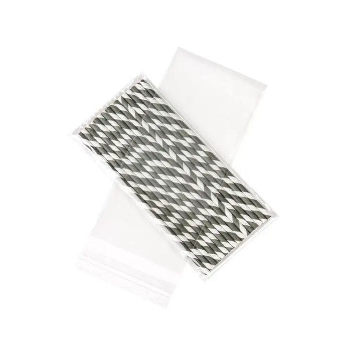 Plastic Bags 10.4x22.7cm Transparent Peel and Seal