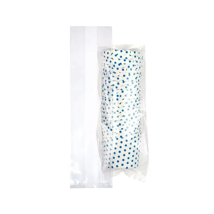 Plastic Bags 6.7x4.8x26cm with side gusset