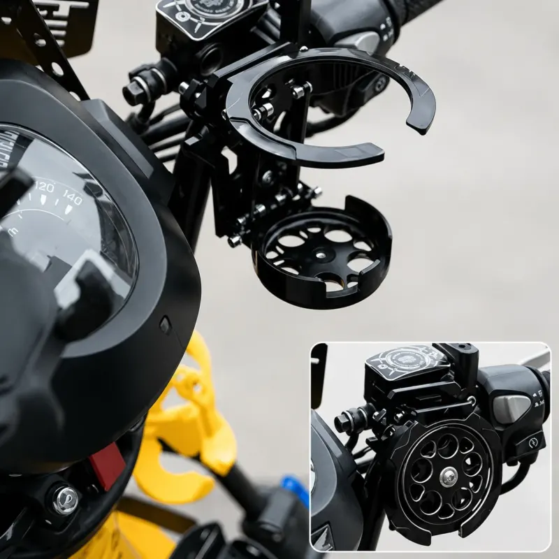 Ride Flow Adjustable Universal Motorcycle Cup Holder - Image 0