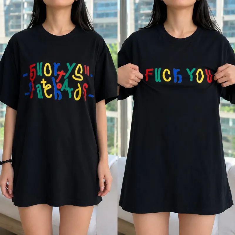 Talk to the Shirt Hidden Message T-Shirt