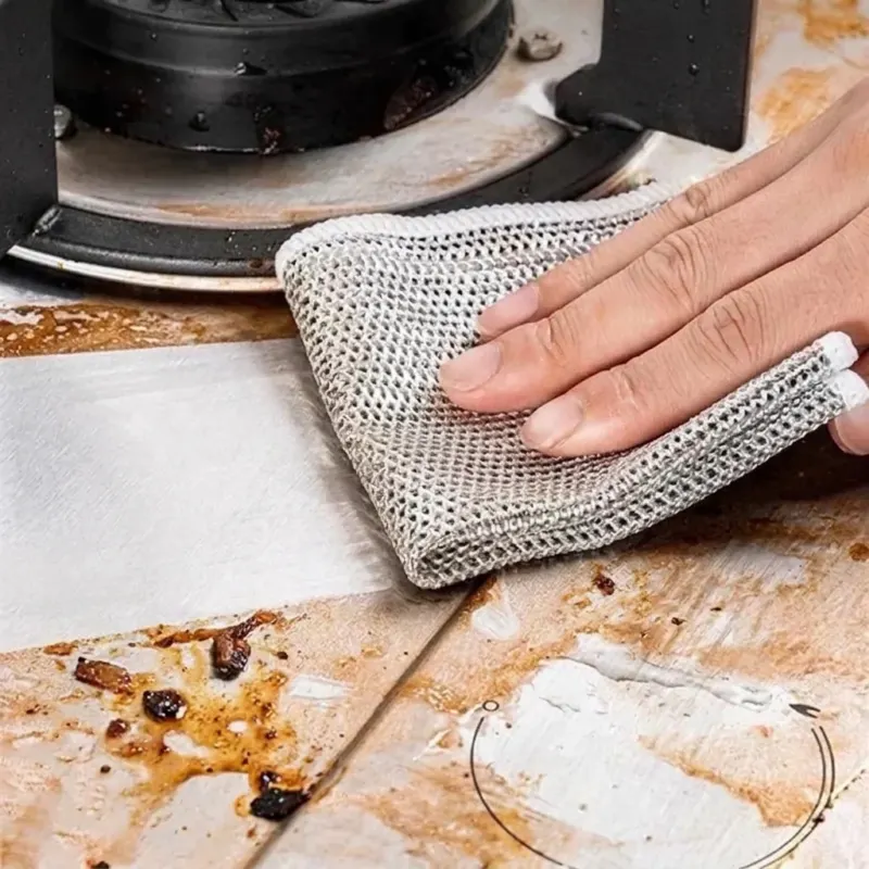 Silver Wire Double-Sided Ultra-Absorbent Design Cleaning Cloth