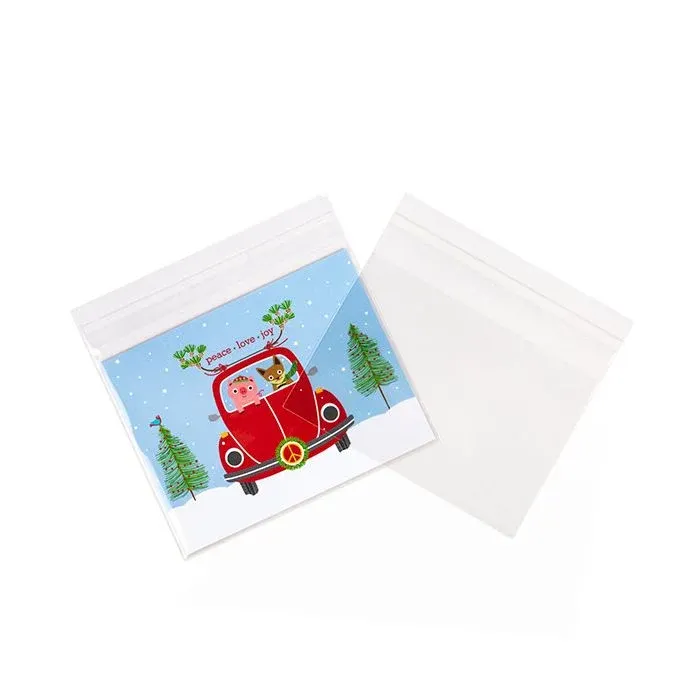 Plastic Bags 14.4x10.8cm Transparent Peel and Seal