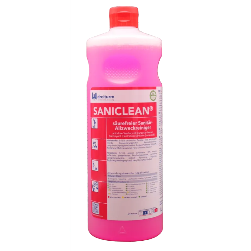 Dreiturm SANICLEAN Sanitär Allzweckreinger 1 Liter Flasche