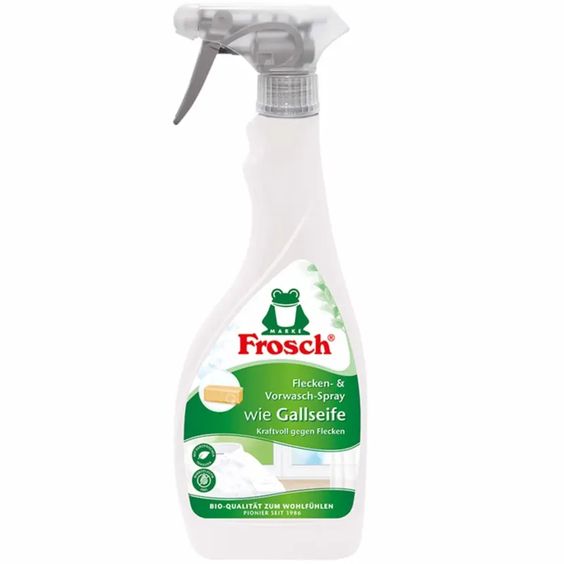 Frosch wie Gallseife Flecken- und Vorwasch-Spray 500 ml, Mit Recyceltem Spruehkopf