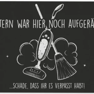 Bild: Fußmatte - Gestern war hier noch aufgeräumt.
