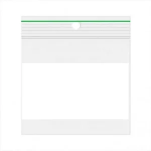 Grip Seal Bags with Write-on-Panel/Hang Hole 13x20cm PE 50 micron Bargain! (1.000 pieces)