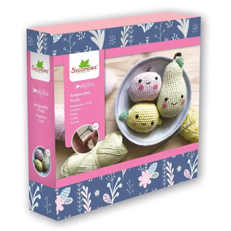 Lovely Box gehäkeltes Obst – Amigurumi Kreativset 10+