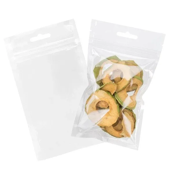 Grip Seal Bags with Euroslot 10.2x15.2cm laminated