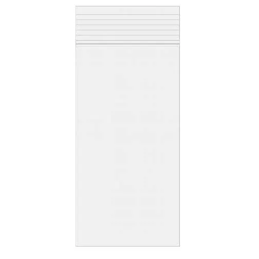 Grip Seal Bags 7.5x20.5cm Crystal Clear PP 50 micron