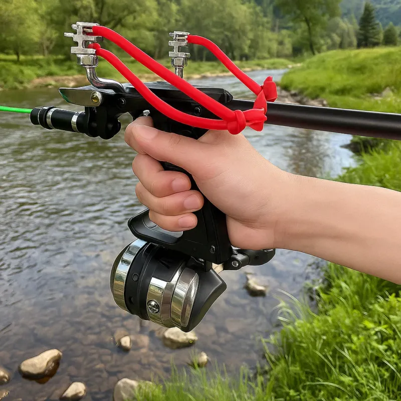 Long-Range Telescopic Fishing Laser Slingshot - Image 0