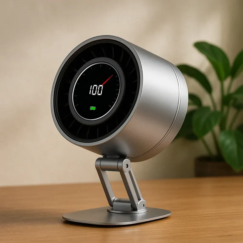 Ultra-Quiet Digital Display Bladeless Fan - Image 0