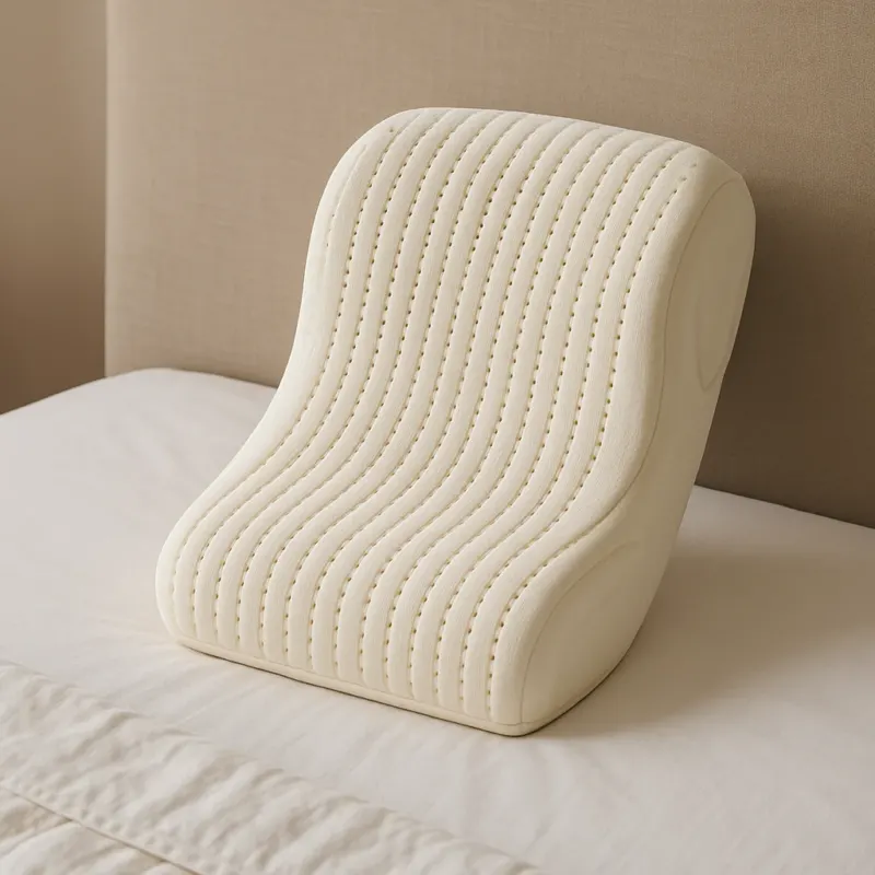 Therapeutic Cotton Cover Natural Latex Pillow - Image 0